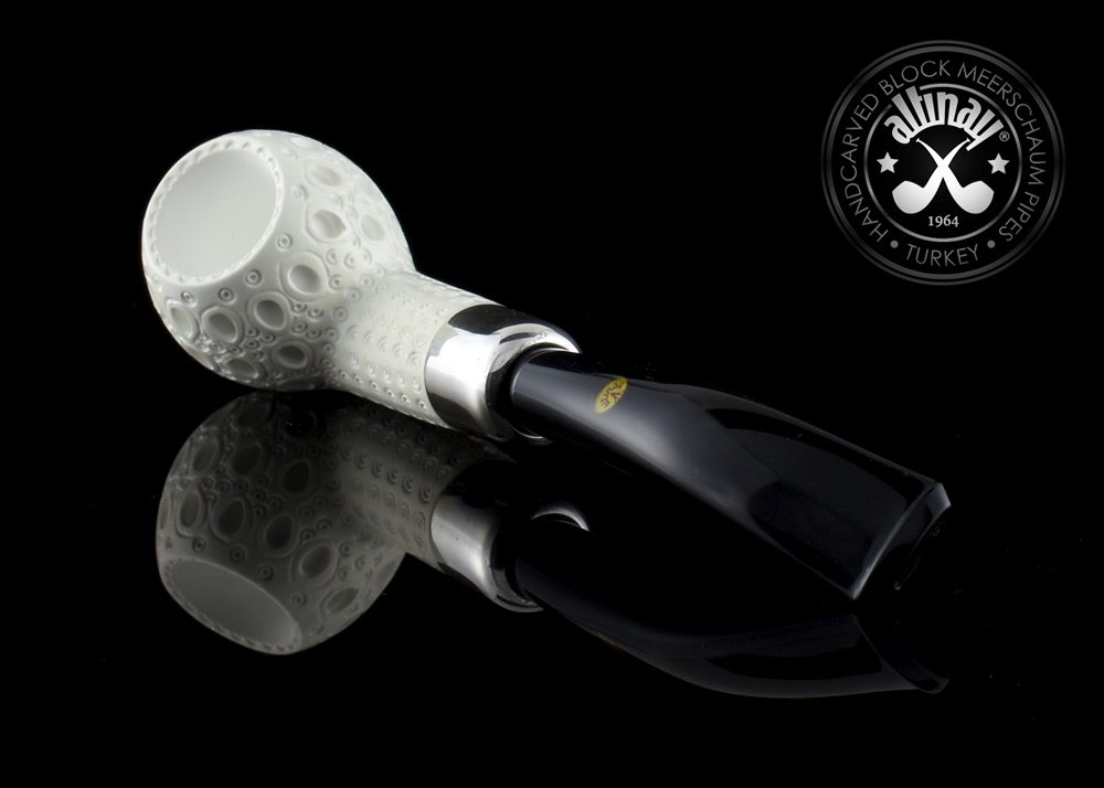 altinay-spigot-army-ball-meerschaumpfeife-silberring image 5