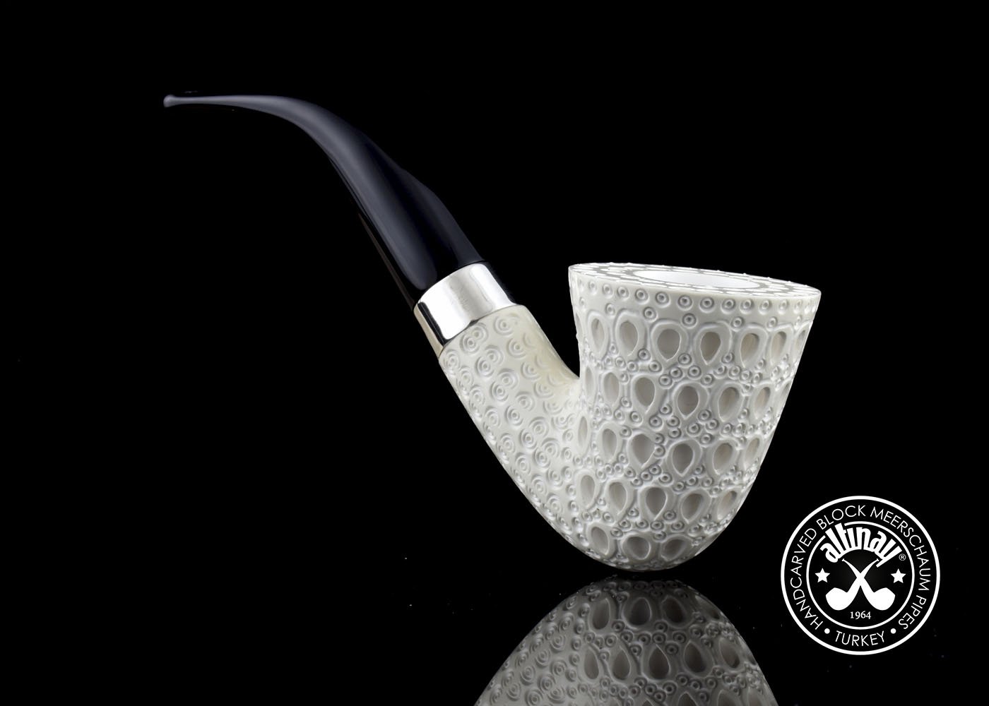 altinay-classic-dublin-meerschaumpfeife-silberband-2 image 3