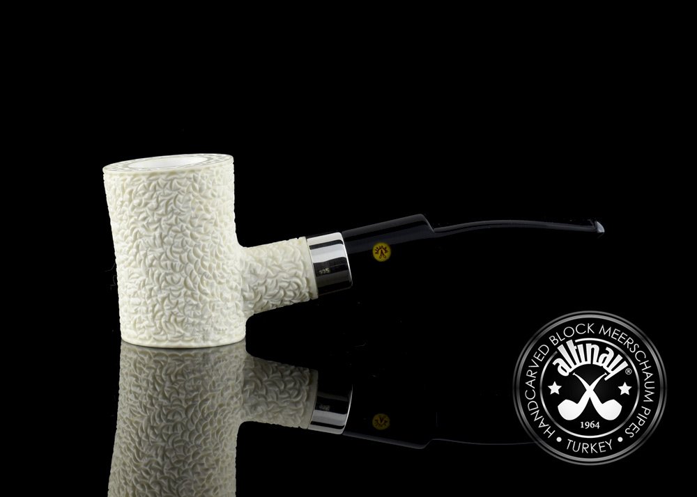 altinay-classic-poker-meerschaumpfeife-silberring-natur image 2