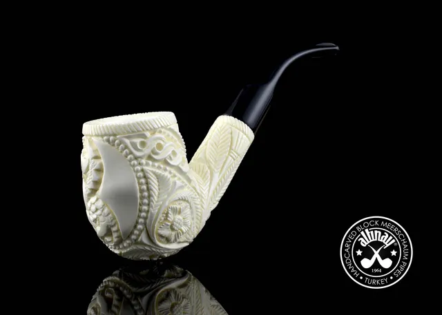 altinay-classic-bent-billiard-meerschaumpfeife-drache-motiv image 1