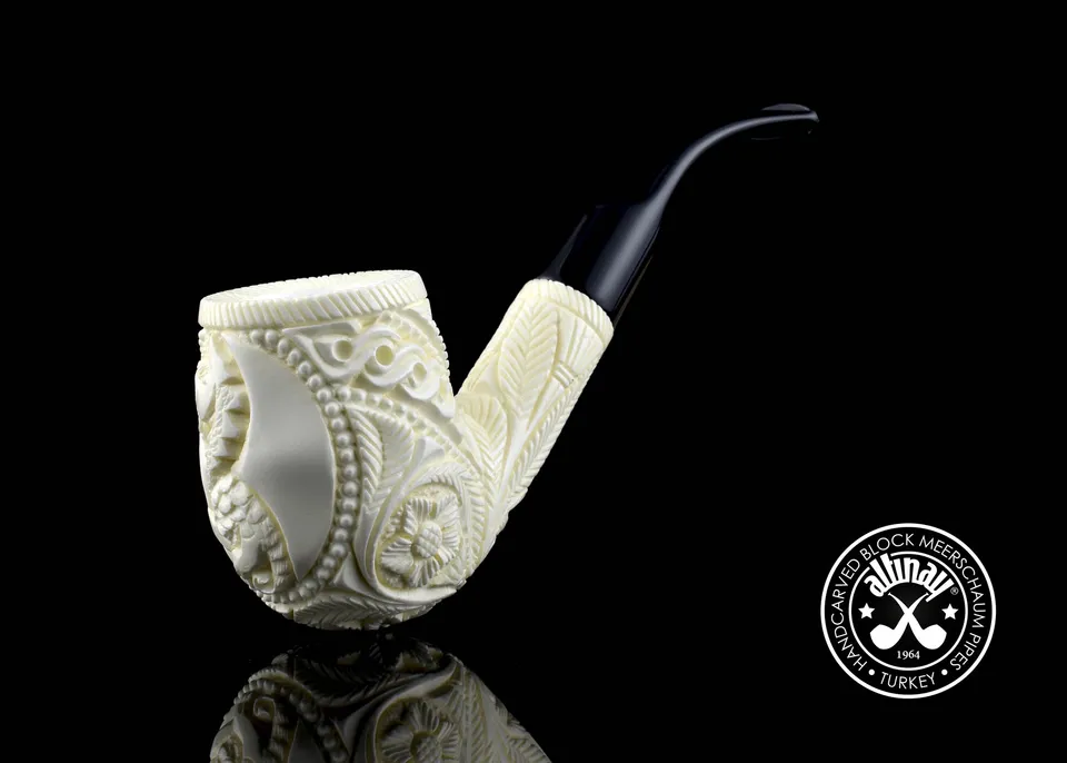 altinay-classic-bent-billiard-meerschaumpfeife-drache-motiv image 1