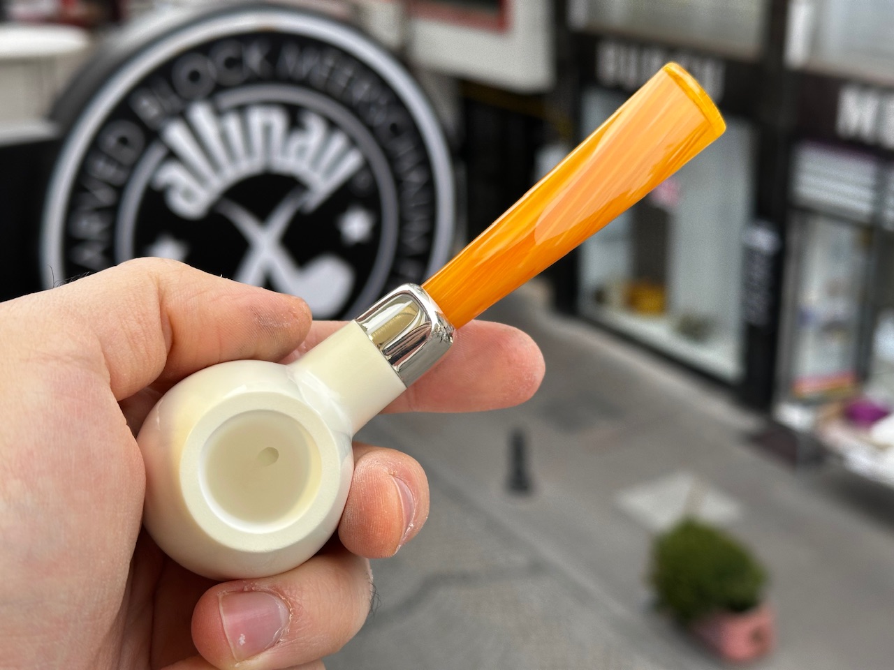 altinay-spigot-army-brandy-meerschaumpfeife-silber-2 image 4