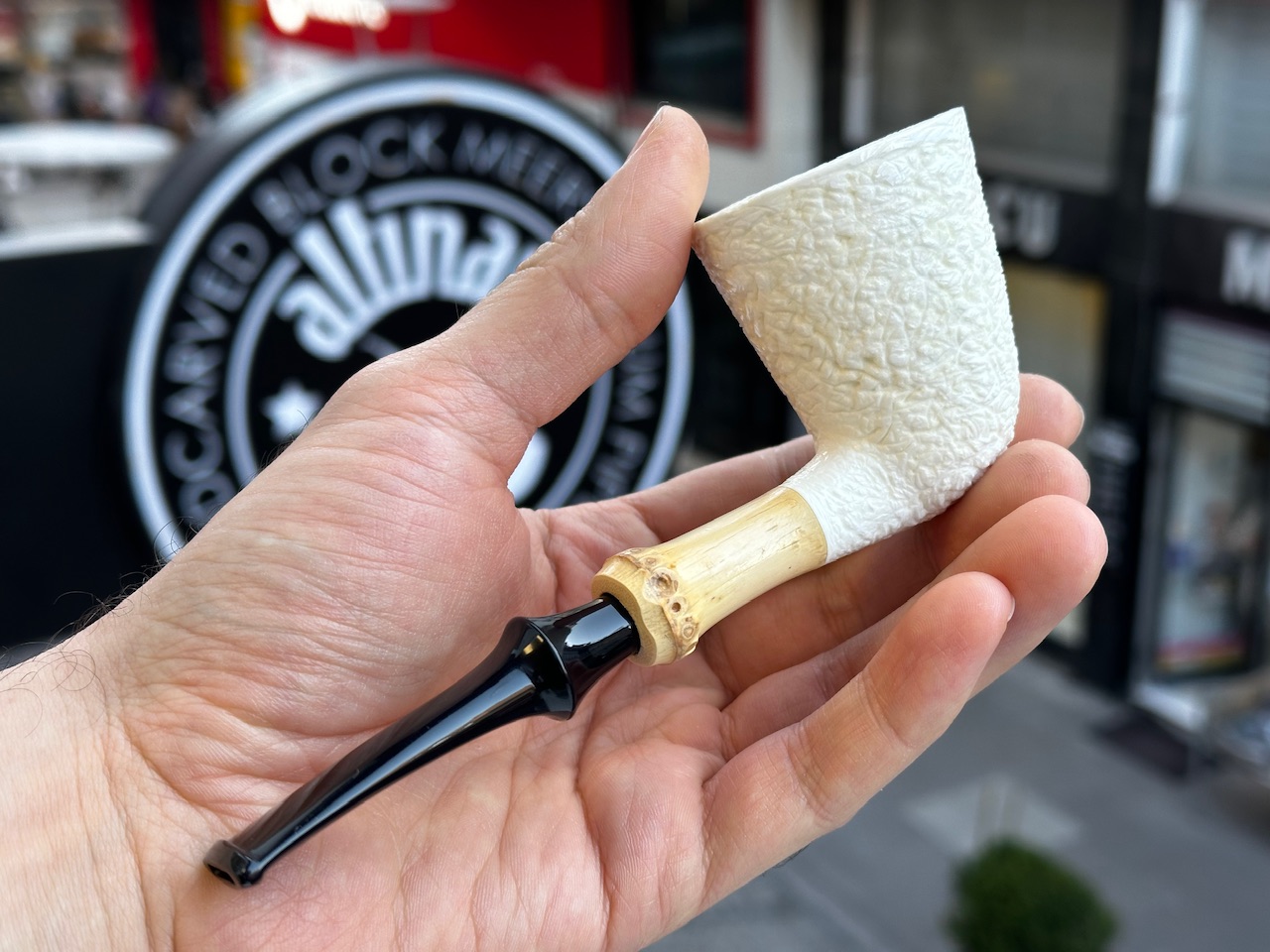 altinay-bamboo-dublin-meerschaumpfeife-bambusholm-glatt image 2