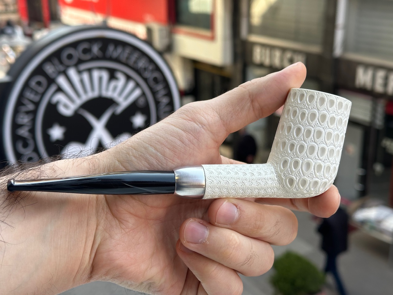 altinay-spigot-army-billiard-meerschaumpfeife-metall image 3