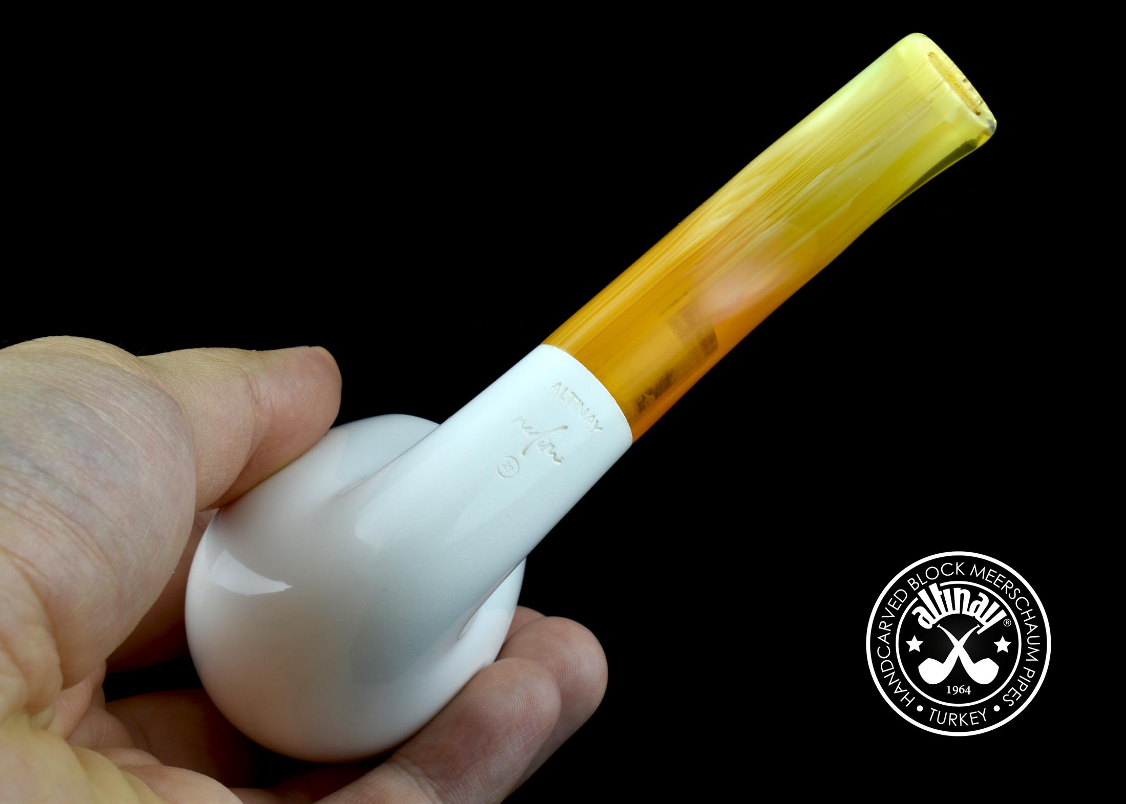 altinay-translucent-bent-billiard-meerschaumpfeife-a-blockmeerschaum image 6