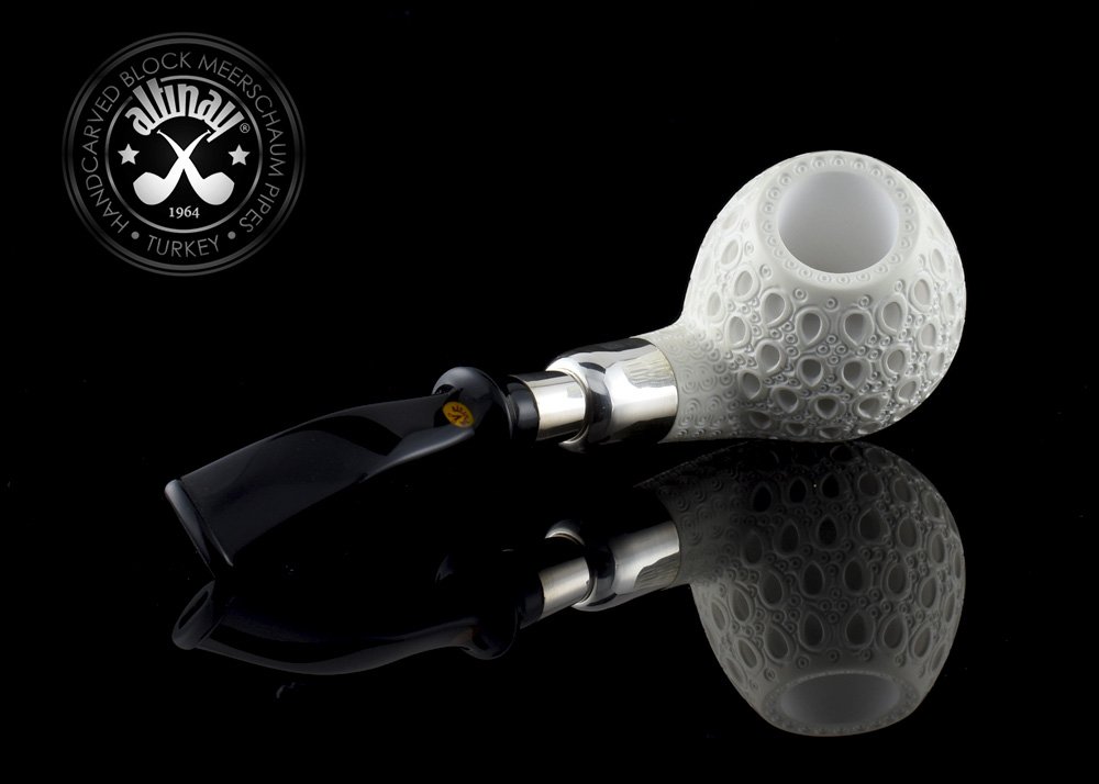 altinay-spigot-apple-meerschaumpfeife-silber-acryl image 3