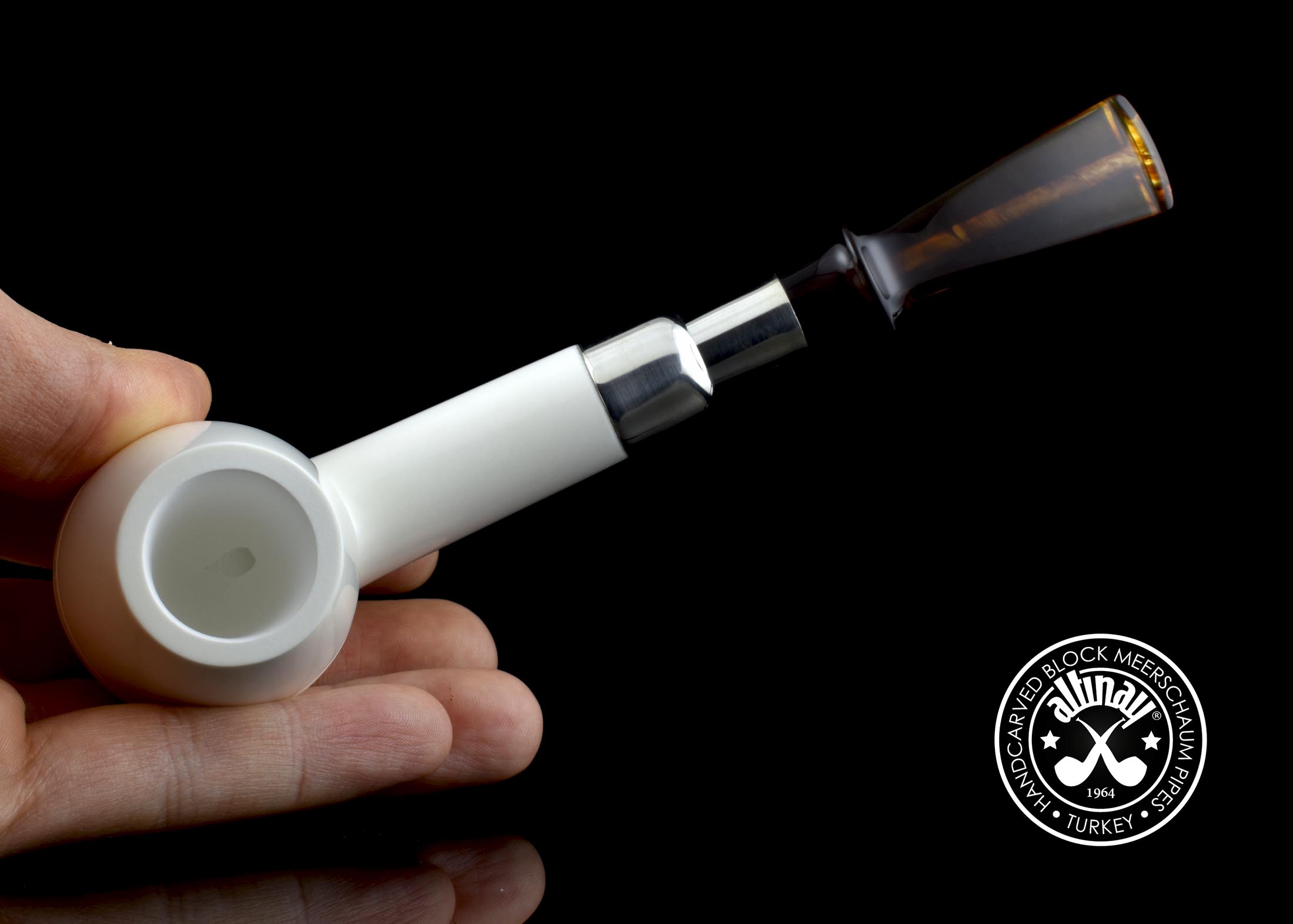 altinay-spigot-rhodesian-meerschaumpfeife-silber-2 image 5
