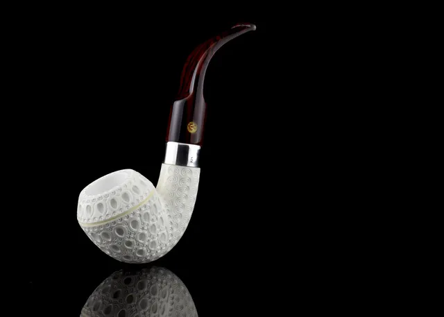 altinay-rhodesian-meerschaumpfeife-silberring image 1
