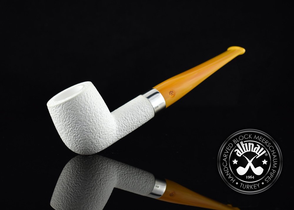 altinay-billiard-meerschaumpfeife-silberring-glatt image 5