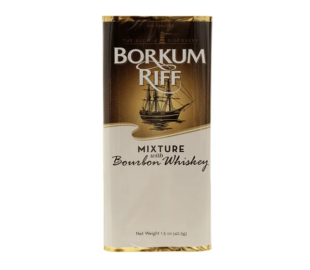 borkum-riff-bourbon-whiskey-pfeifentabak-1-5oz-mild image 1