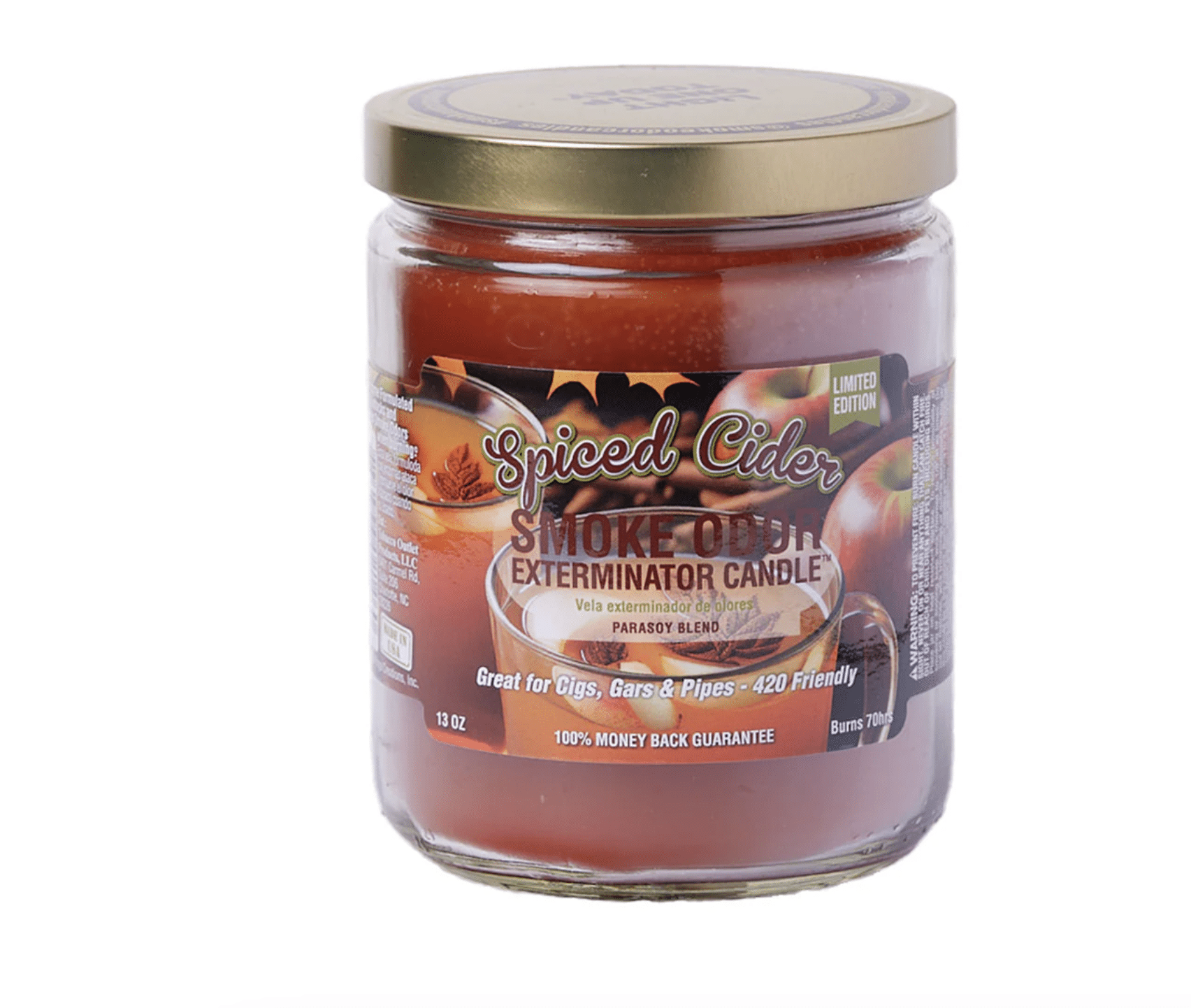 smoke-odor-exterminator-spiced-cider-duftkerze-13oz-soja image 1