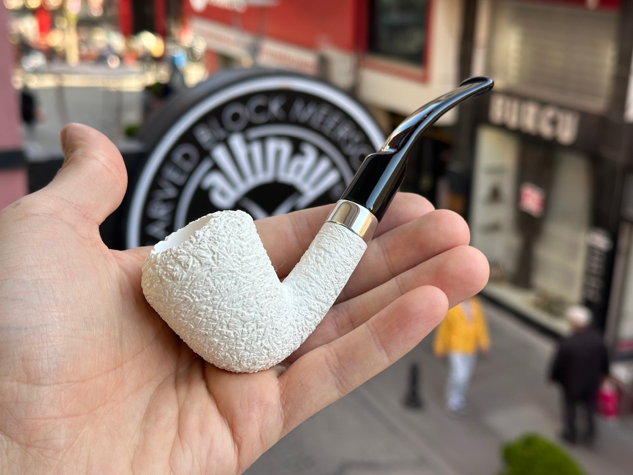 altinay-classic-dublin-pfeife-silberband-meerschaum image 1