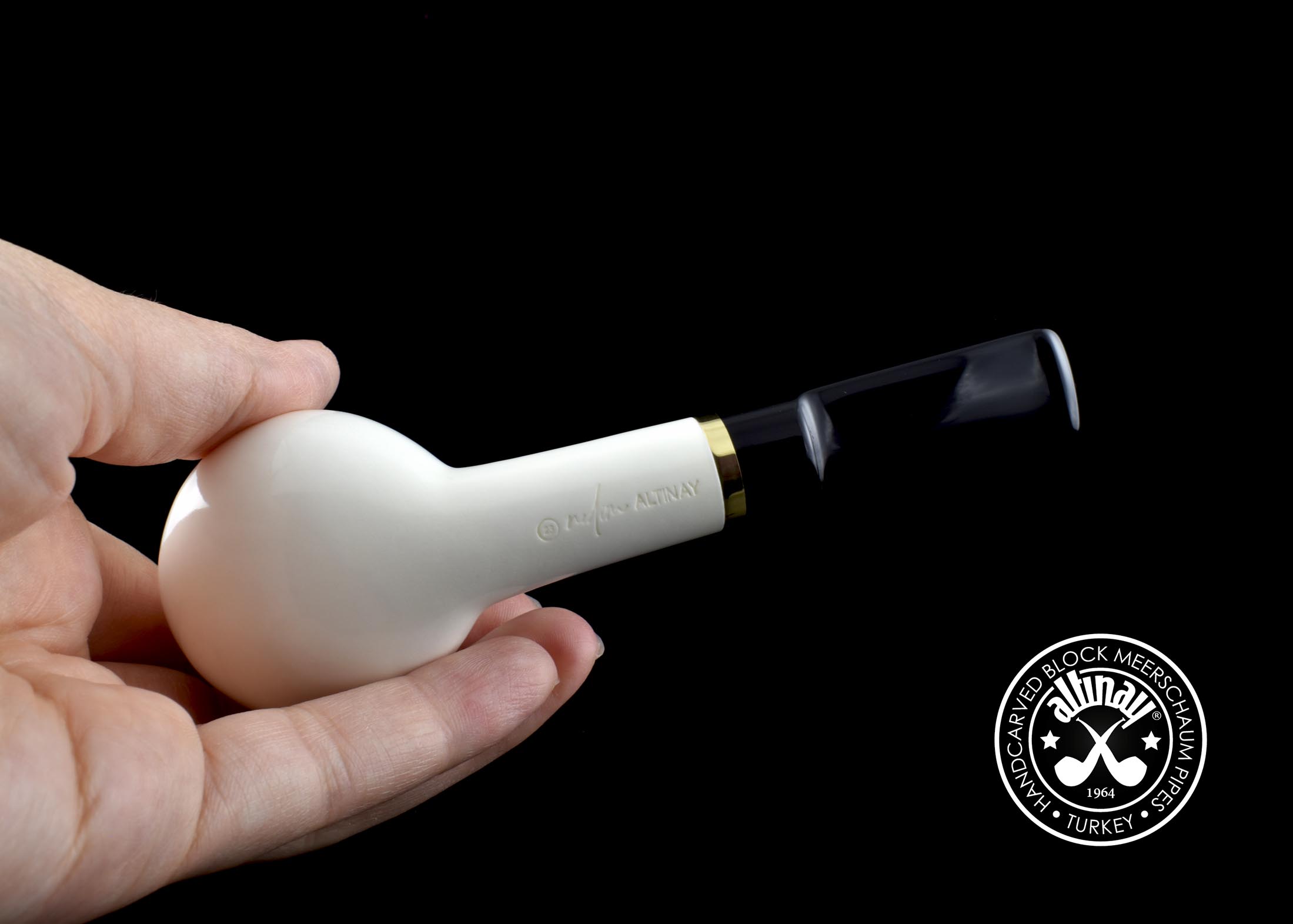 altinay-classic-tomato-meerschaumpfeife-messingring image 3