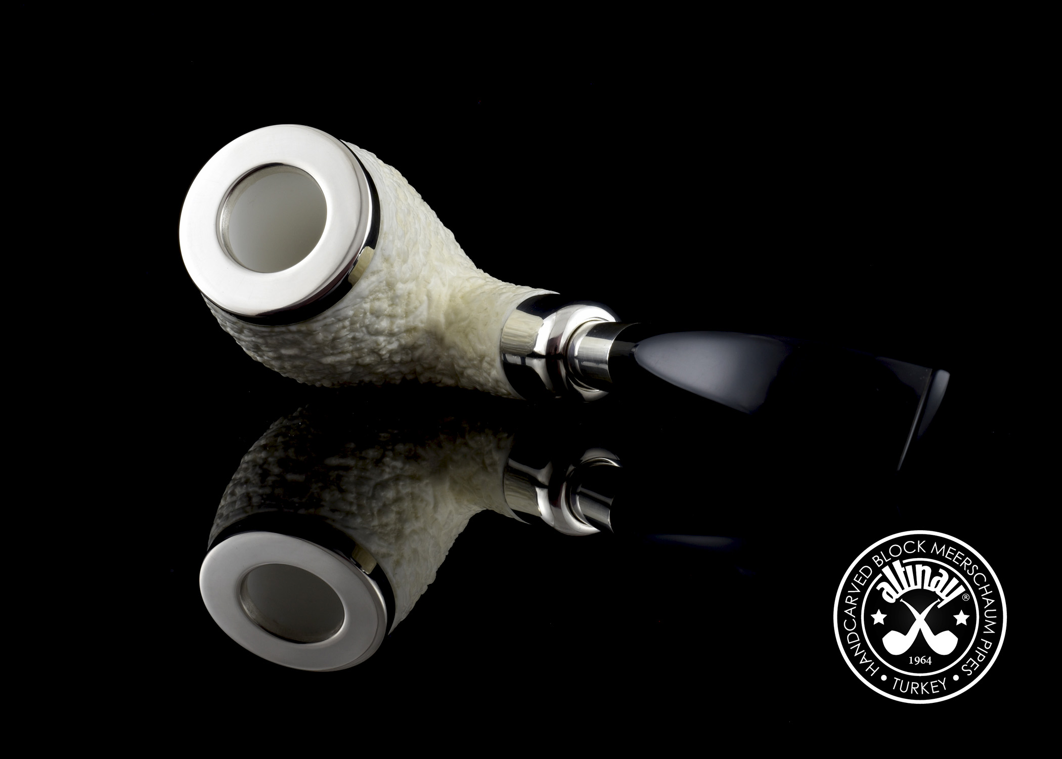 altinay-spigot-army-billiard-meerschaumpfeife-silber-7 image 4