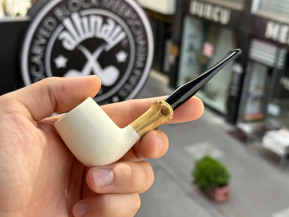 altinay-translucent-bamboo-billiard-meerschaumpfeife image 1