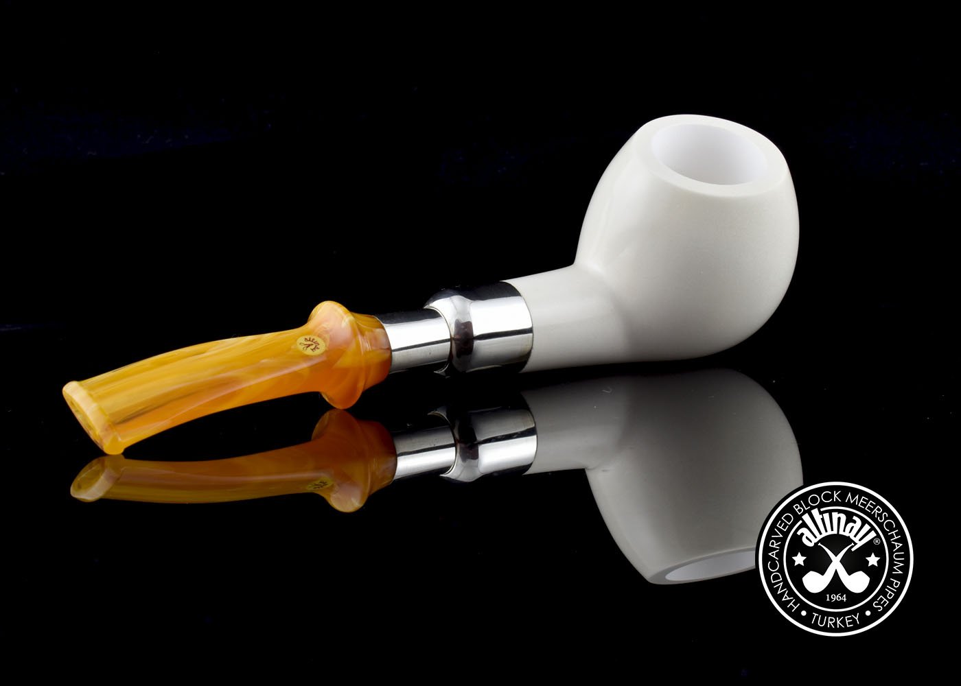 altinay-spigot-army-apple-meerschaumpfeife-silber-2 image 5