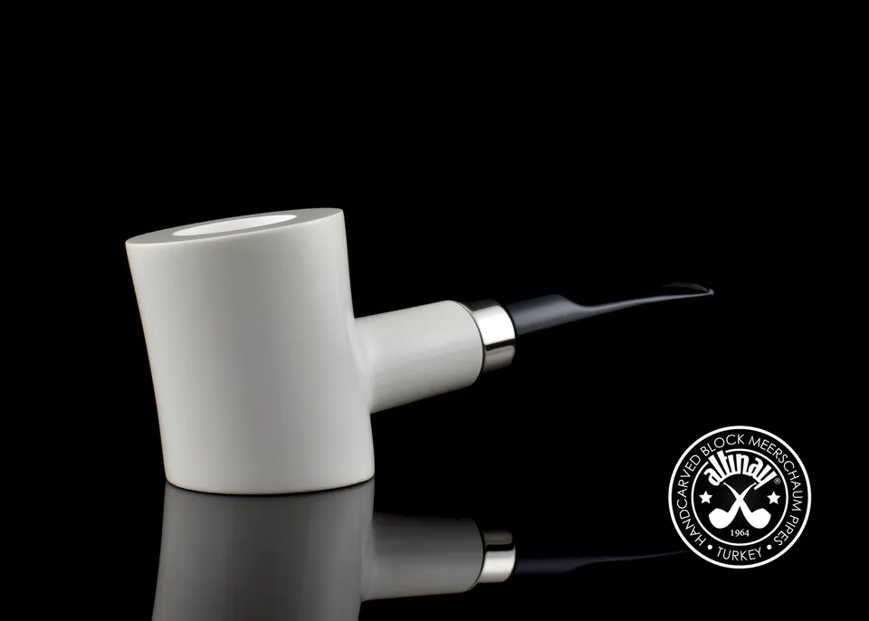 altinay-classic-poker-meerschaumpfeife-silberband-standpfeife image 1