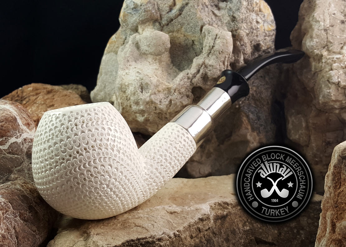 altinay-apple-silver-spigot-meerschaumpfeife-mit-silber-spigo image 1