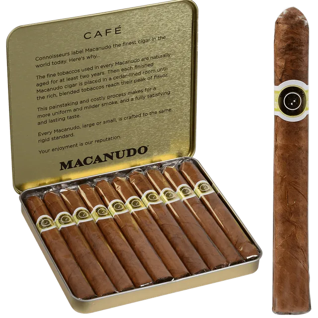 macanudo-cafe-ascots-cigarillo-mild-10er-dose image 1