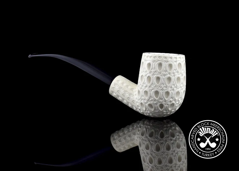 altinay-classic-meerschaumpfeife-billiard-glatt-natur-4 image 1