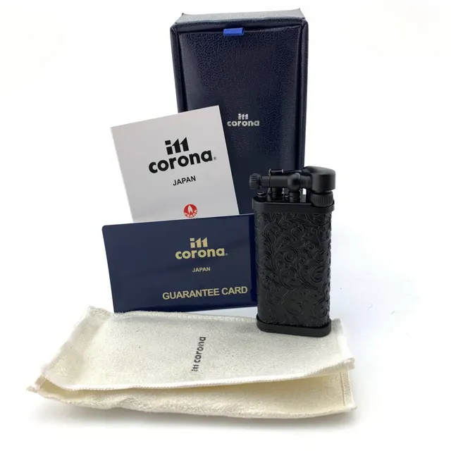 im-corona-old-boy-pfeifenfeuerzeug-arabesque-black image 1