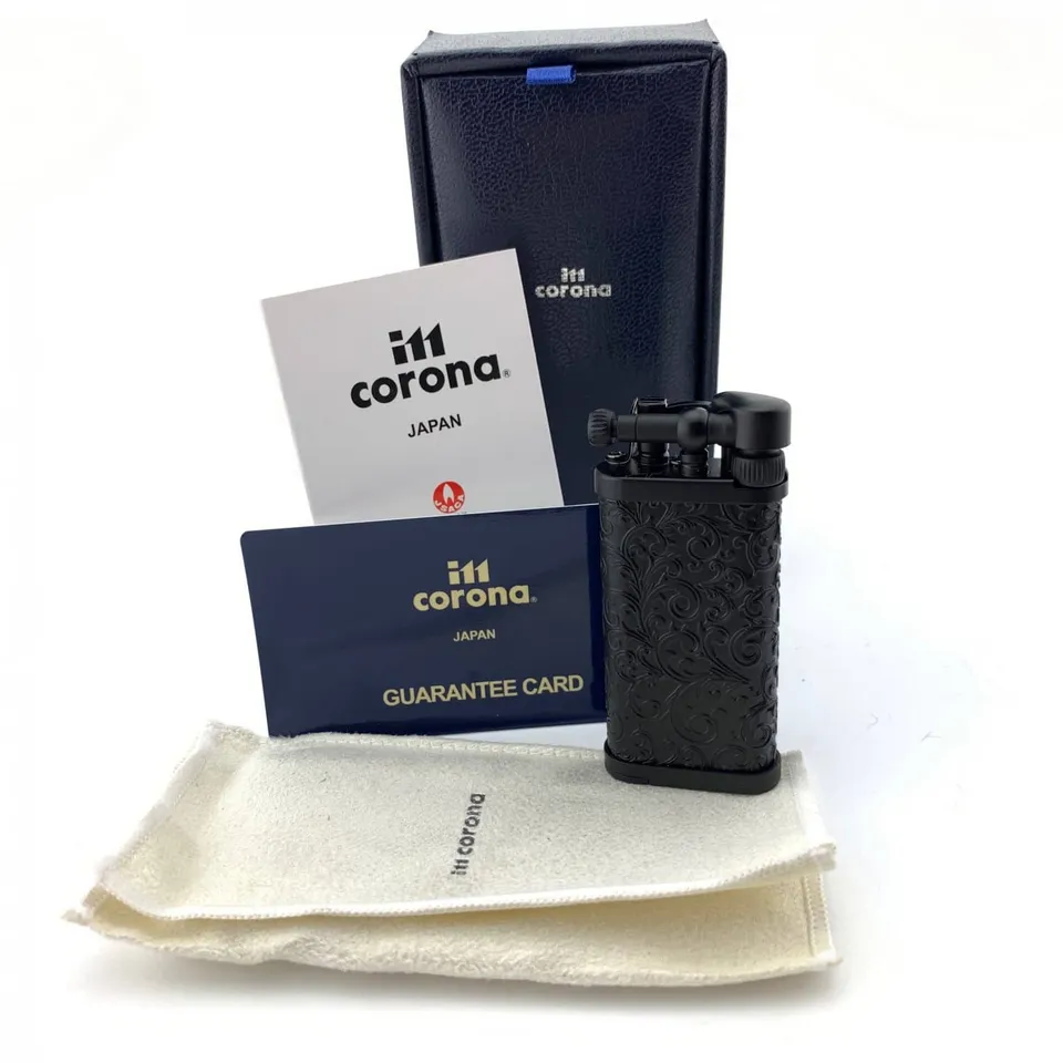 im-corona-old-boy-pfeifenfeuerzeug-arabesque-black image 1