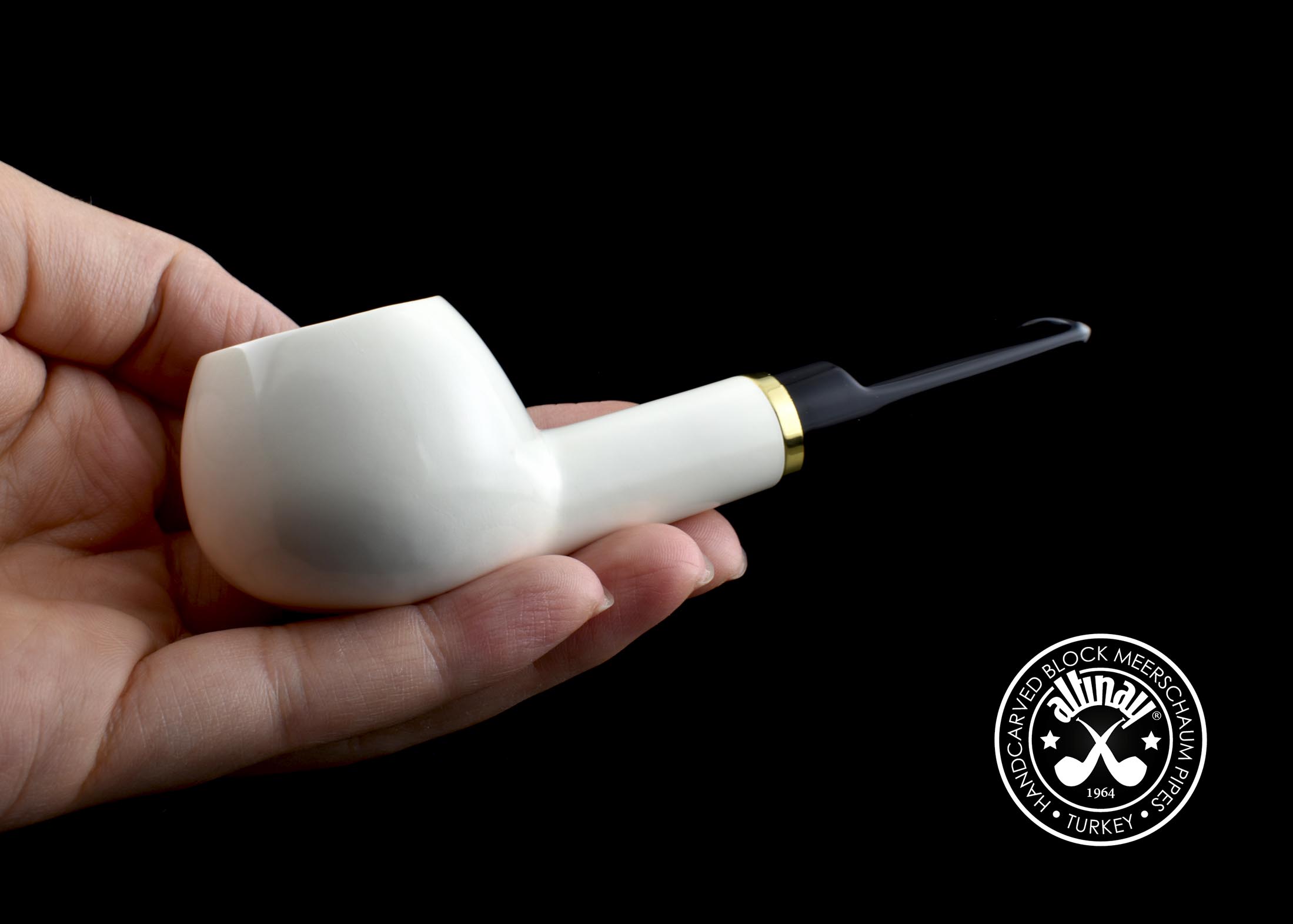 altinay-classic-tomato-meerschaumpfeife-messingring image 4