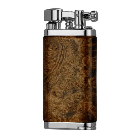 im-corona-old-boy-pfeifenfeuerzeug-briar-braun-silber image 1