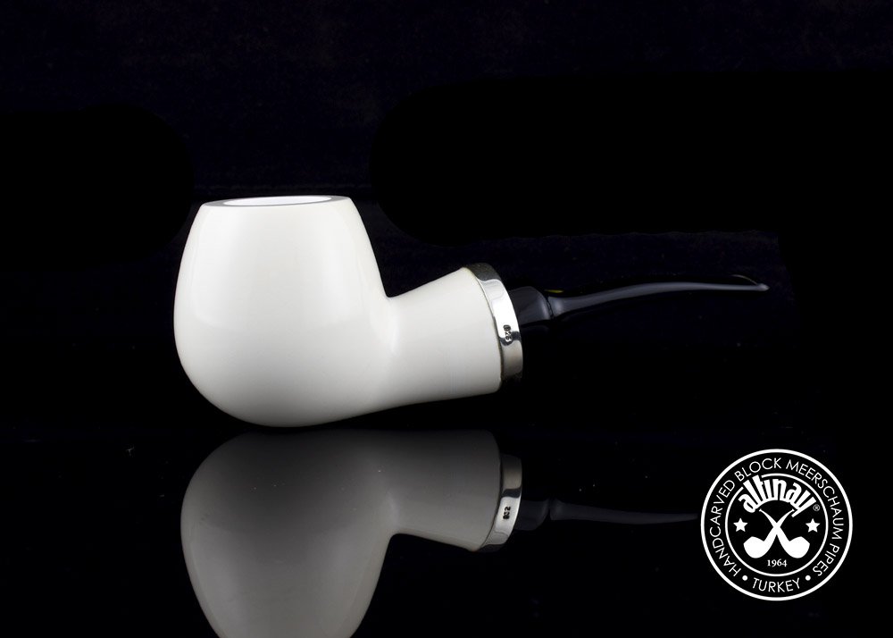 altinay-reverse-calabash-brandy-meerschaumpfeife-silberband image 2
