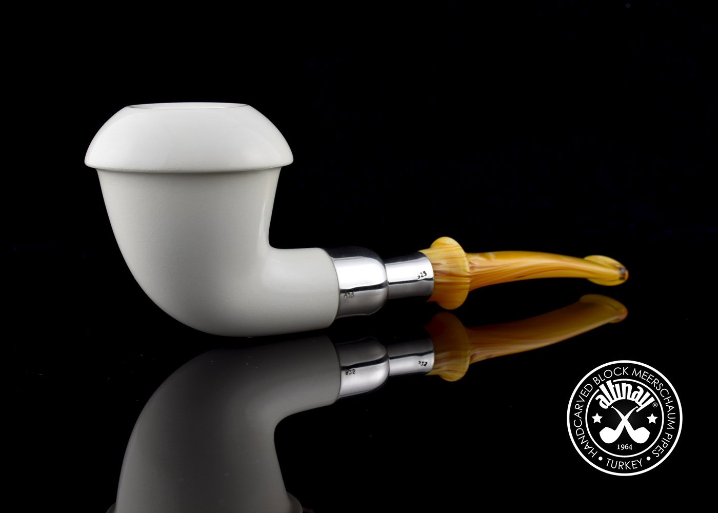 altinay-calabash-silver-spigot-meerschaumpfeife-natur-silber image 6