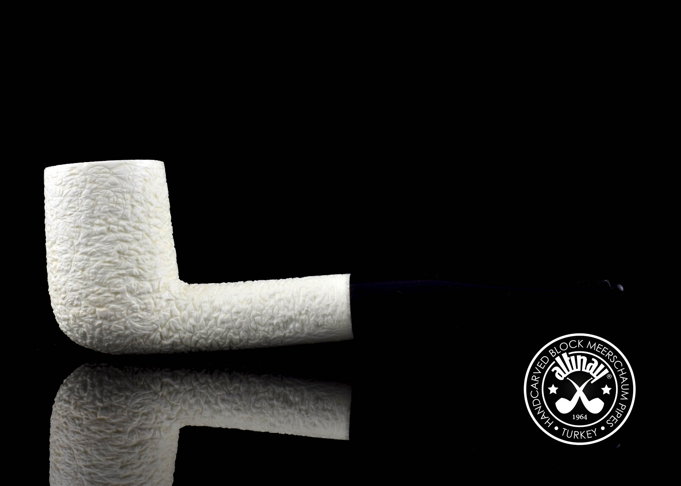 altinay-classic-meerschaum-billiard-pfeife-glatt-natur image 2