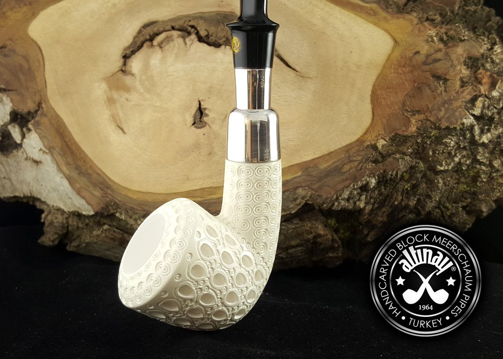 altinay-spigot-dublin-silber-meerschaumpfeife-mit-etui image 2
