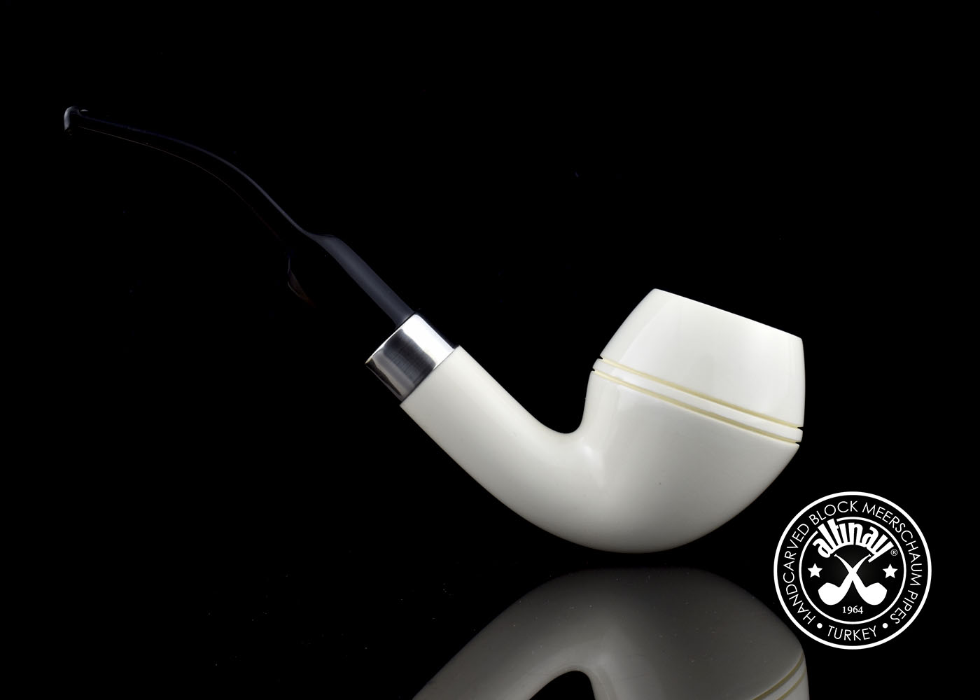 altinay-classic-rhodesian-meerschaumpfeife-silberring-2 image 5