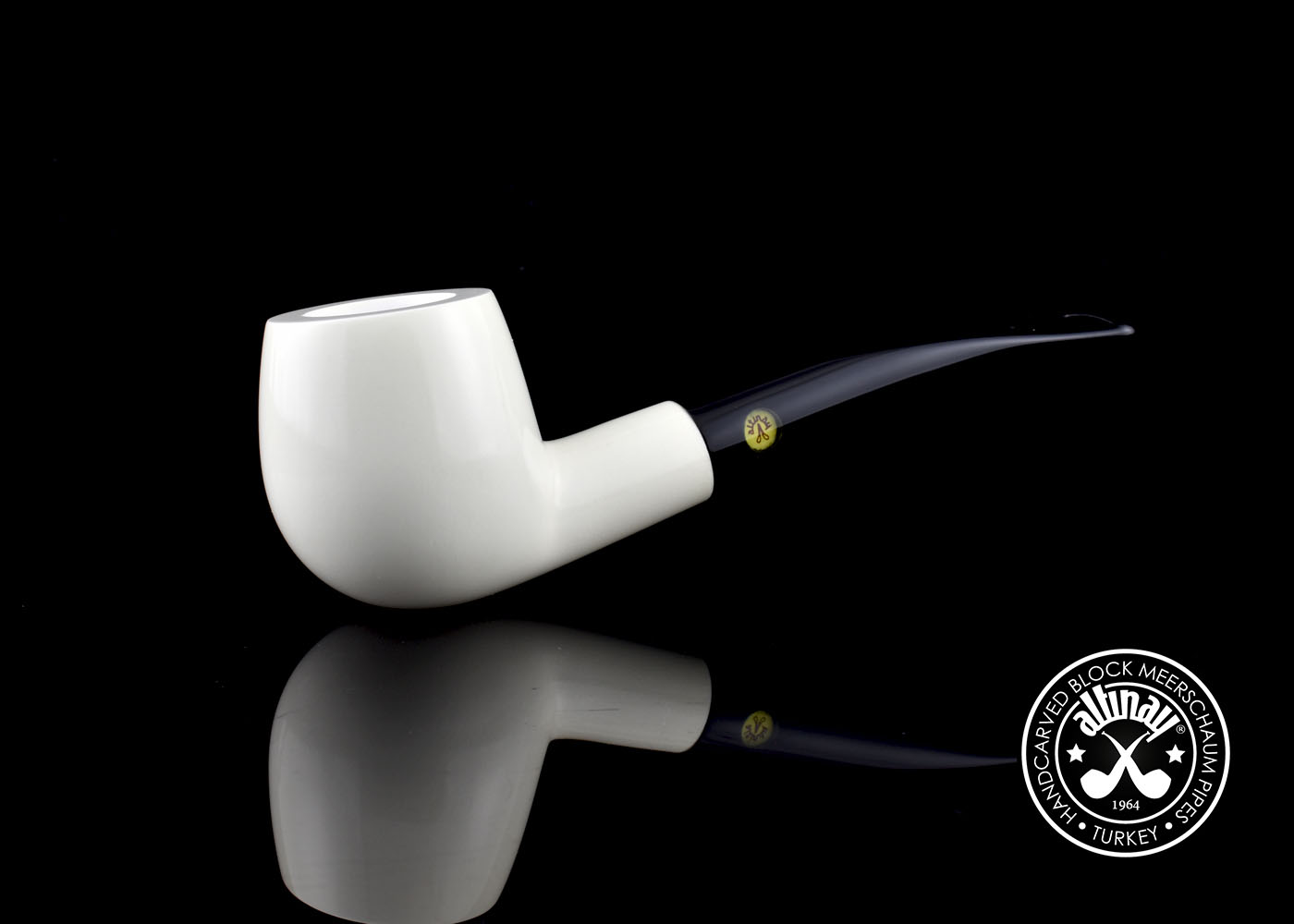 altinay-classic-apple-meerschaumpfeife-natur-apfelform image 1