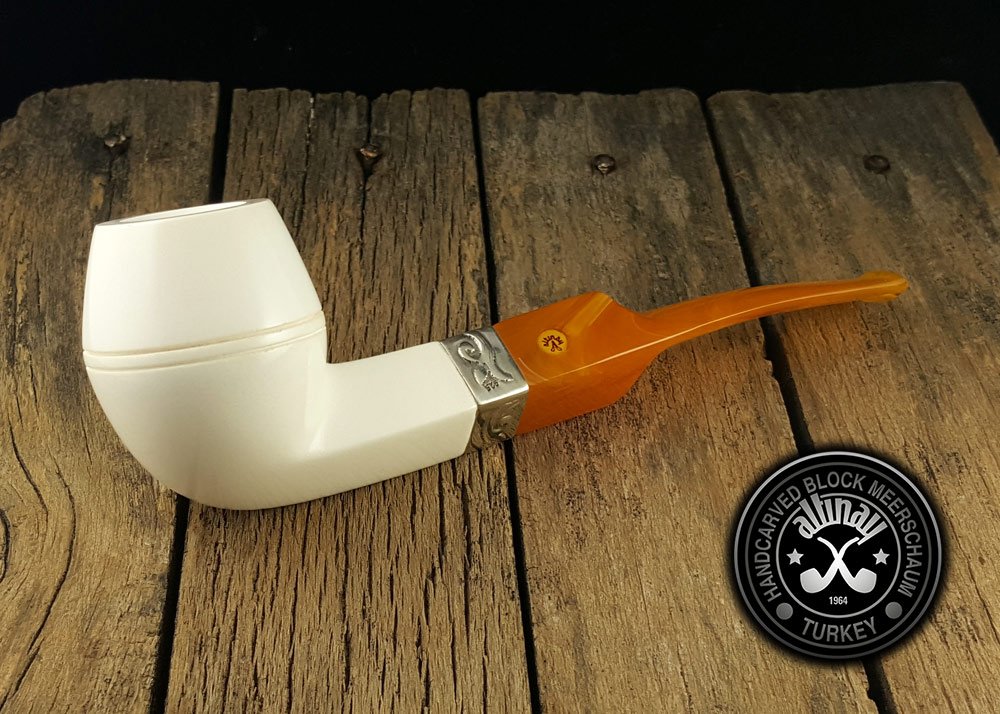 altinay-classic-bulldog-meerschaumpfeife-silberring-etui image 8