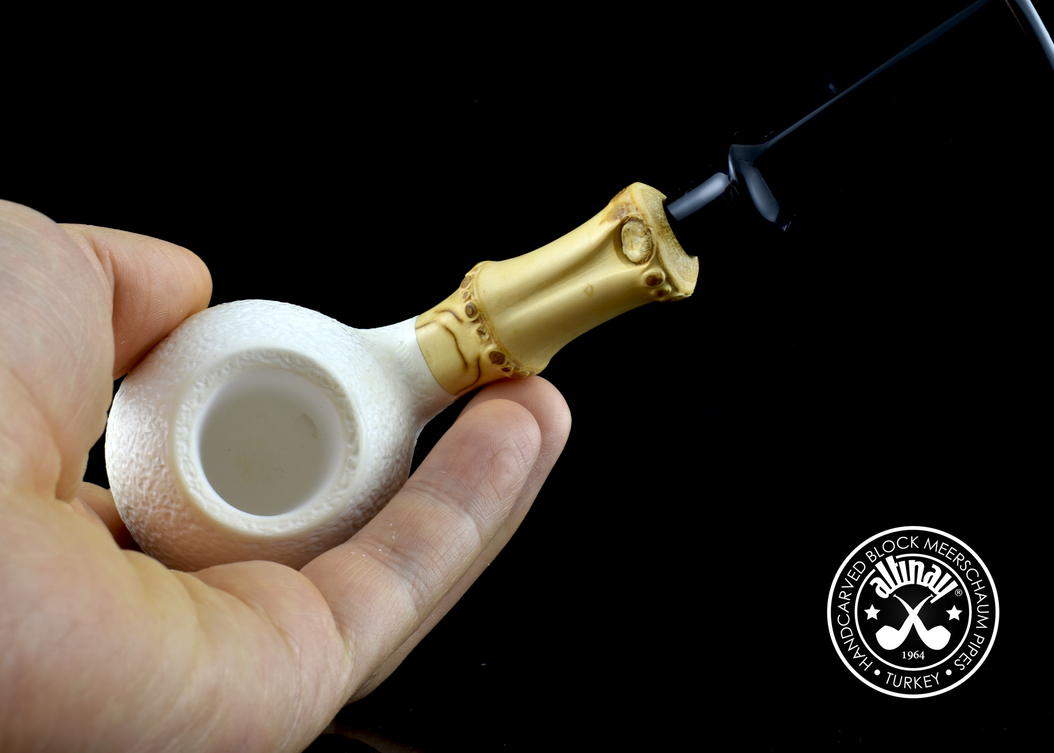 altinay-bamboo-apple-meerschaumpfeife-bambusholm-echt image 3