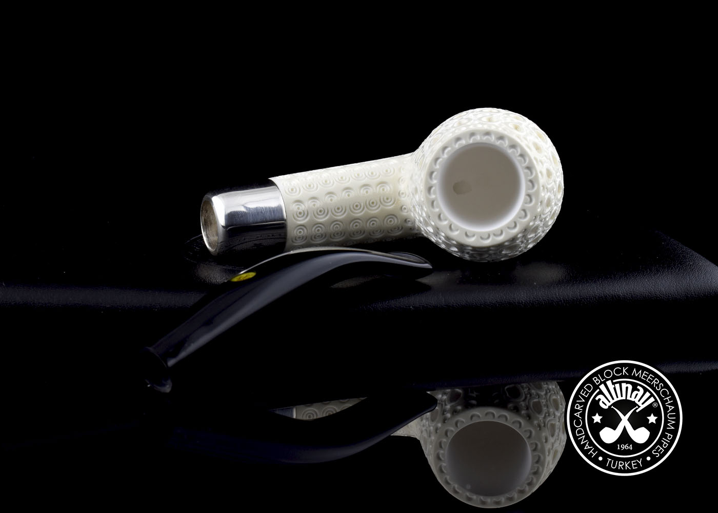 altinay-spigot-bent-billiard-silber-army-meerschaumpfeife image 7
