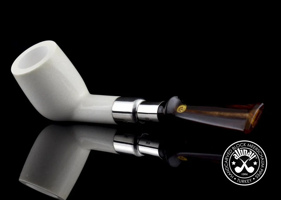 altinay-translucent-billard-meerschaumpfeife-silberspigot image 1