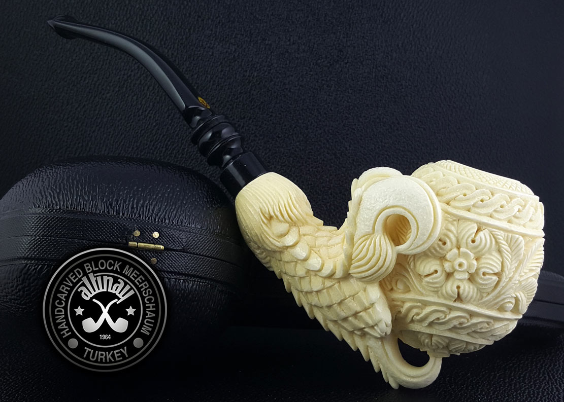 altinay-eagle-s-claw-meerschaumpfeife-adlerklaue-geschnitzt image 1