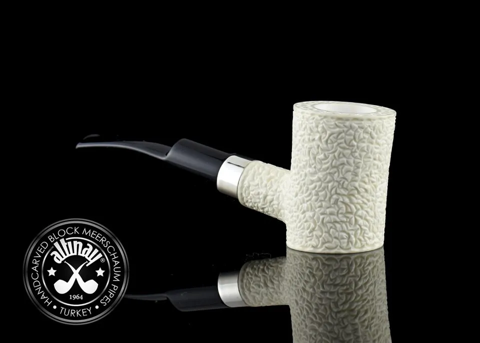 altinay-classic-poker-meerschaumpfeife-silberring-natur image 1