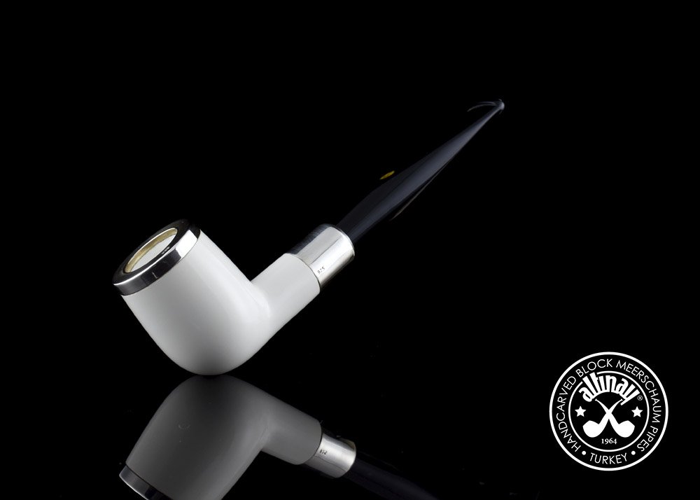 altinay-spigot-army-billiard-meerschaumpfeife-silber-4 image 3