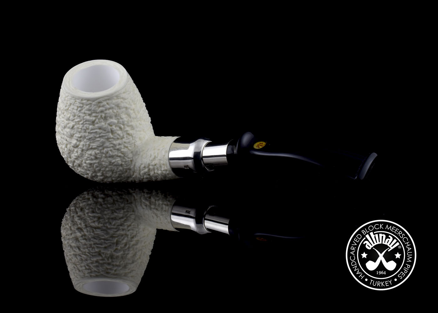 altinay-spigot-billiard-meerschaumpfeife-silber-spigot-7 image 4