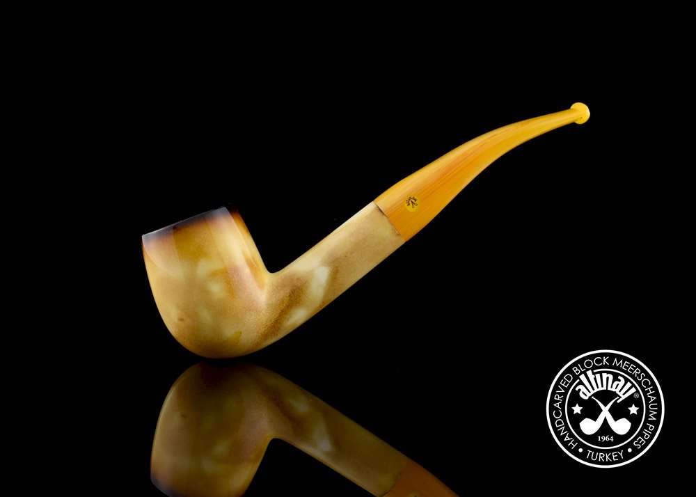 altinay-lee-van-cleef-calcined-half-bent-meerschaumpfeife-glatt image 2