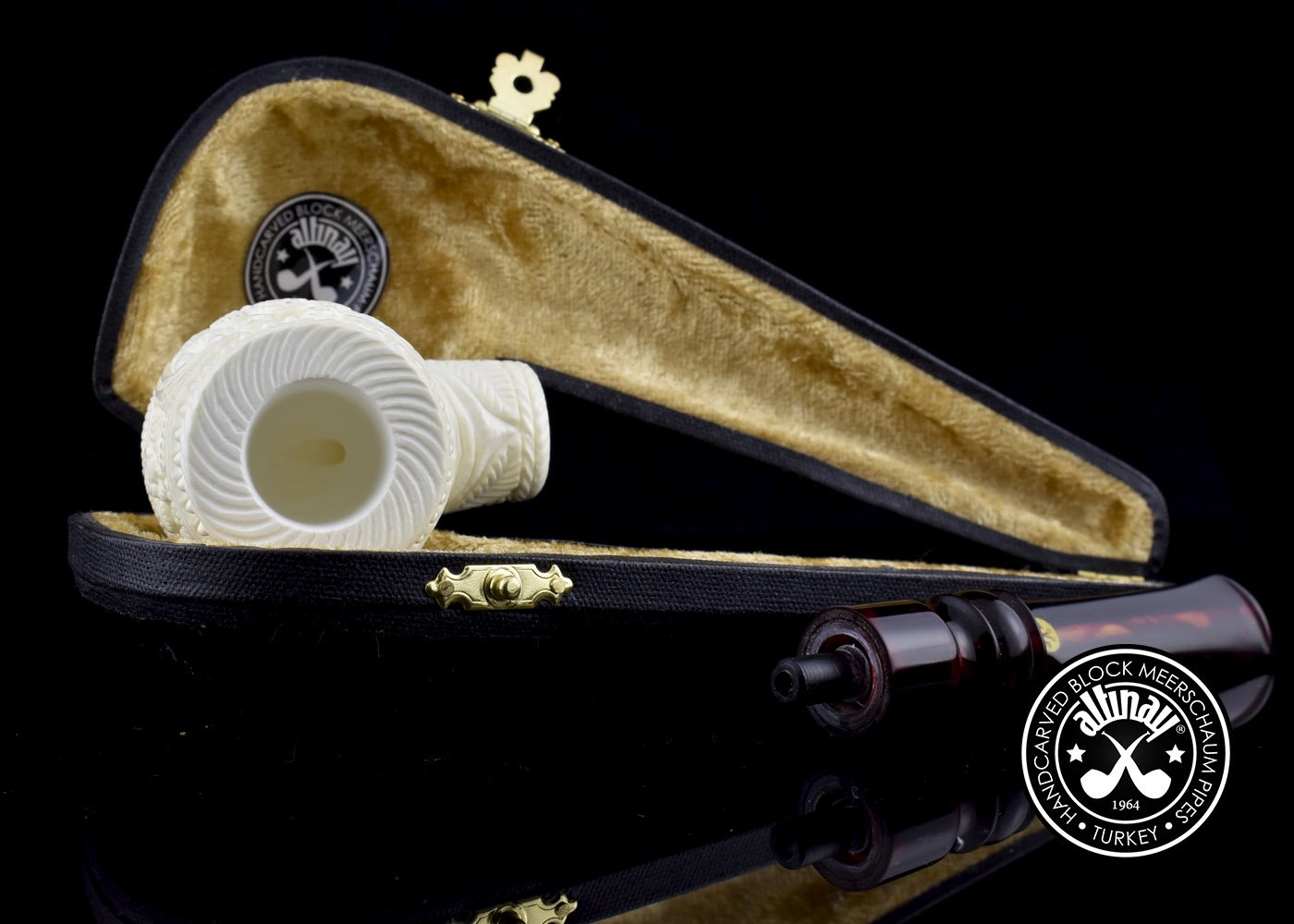 altinay-classic-apple-meerschaumpfeife-natur-glatt image 5
