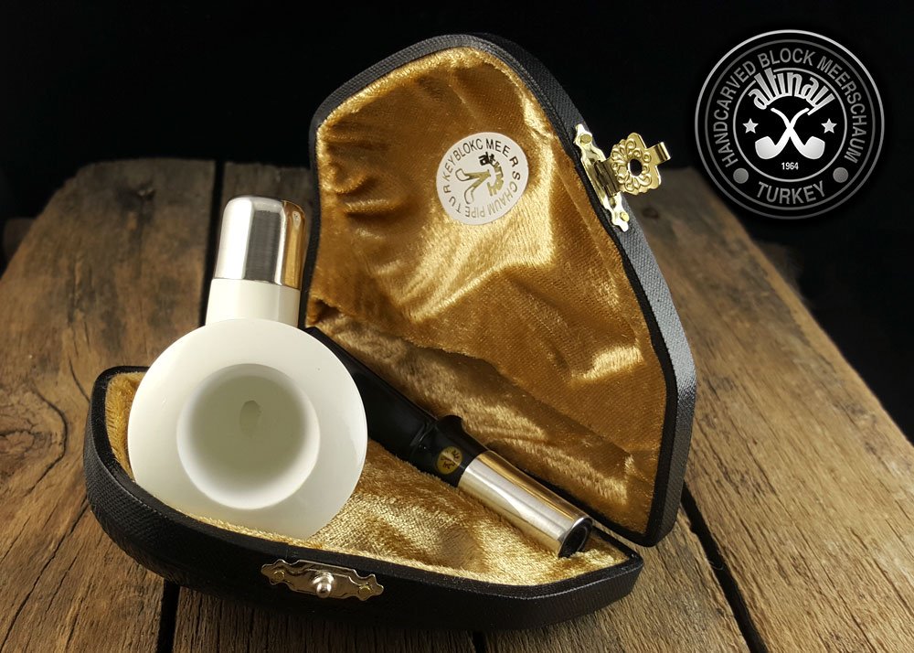 altinay-dublin-silber-spigot-meerschaumpfeife-mit-etui image 5