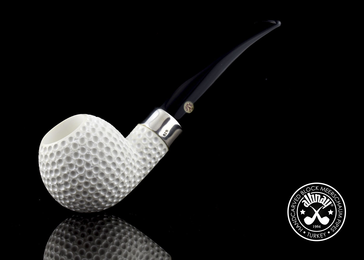 altinay-classic-golf-meerschaumpfeife-silberband image 5