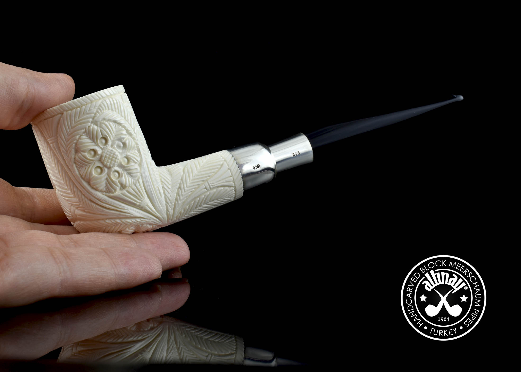 altinay-spigot-billiard-meerpfeife-aus-meerschaum image 3