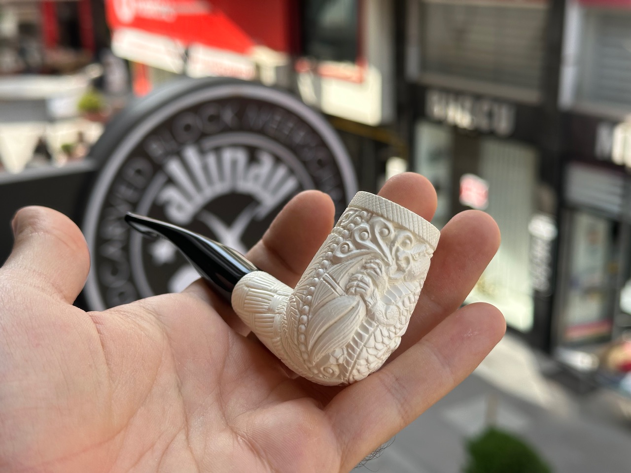altinay-classic-billiard-dragon-meerschaumpfeife-handgeschnitzt image 6