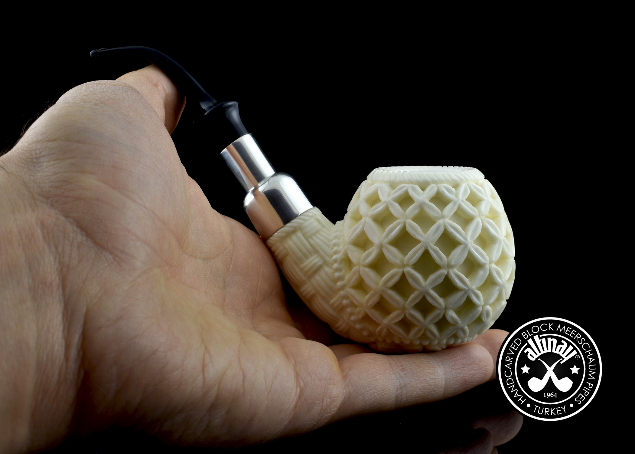 altinay-spigot-apple-meerschaumpfeife-silber-apfelform-2 image 7