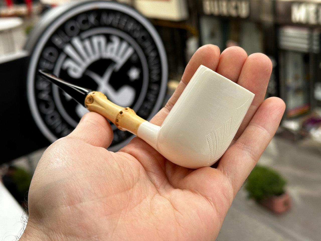 altinay-bamboo-billiard-meerschaumpfeife-bambusholm-natur image 5